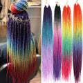 AZIR Senegalese Twist Hair Crochet Braids 24 inch 30 Roots/pack Synthetic Crochet Hair Senegalese Braids Twist Hair for Braids