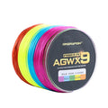 Angryfish 9 Strands Weaves Braided 500M/547YD Fishing Line Super Strong PE Line 15LB-70LB Braided Fishing Thread