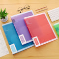 Fashion Colors Ring Binder A4 File Folder Folder 2-Rings Office Document Organizer File Storage A4 Binder Folder With Rings