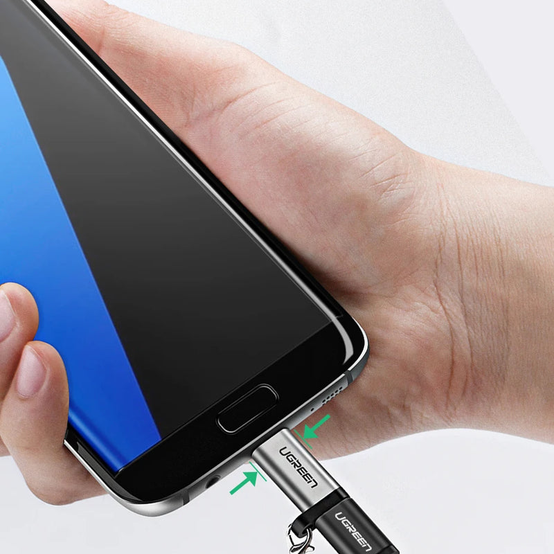Ugreen USB Type-C Adapter Type C To Micro USB Female To Male Converters For Xiaomi Samsung Charger Data Cable USBC USB C Adapter