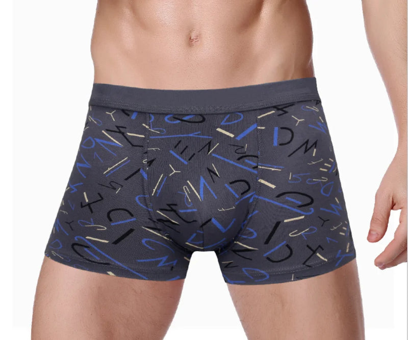 Bamboo Male Panties Sexy Underwear Men Cuecas Boxer New Fashion Boxer Shorts Mens Underware 4pcs/lot Free Shipping