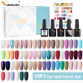 VENALISA VIP4 Kit Nail Gel Polish TPO FREE Full Coverage 36/60 Color Gel Pigment Professional Nail Art Long-lasting Gel Varnish