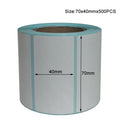 20x10mm Shipping Labels- 700 barcode sticker Per Roll Strongest & THICKEST - Thermal Postage BPA Free, Supermarket Blank Sticker