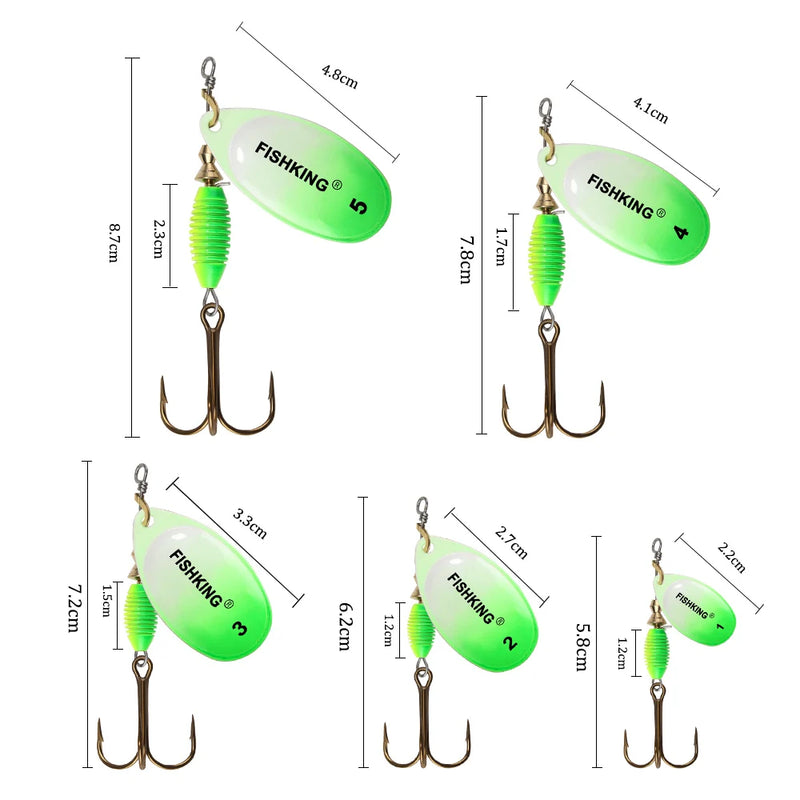 FISH KING New Metal Fishing Lure 4g 4.8g 7g 10g 14g | SAMAG