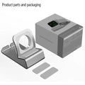 Aluminum Charger Stand for Apple Watch,Dock Station Charging Holder for iWatch Ultra 1 2/10/9/SE/8/7/6/5/4/3/2/1 Silicon Bracket