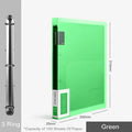 Fashion Colors Ring Binder A4 File Folder Folder 2-Rings Office Document Organizer File Storage A4 Binder Folder With Rings