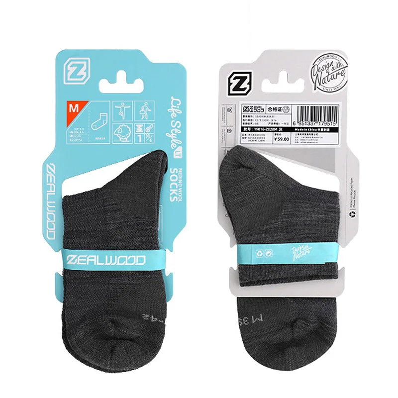 ZEALWOOD Ultra-Light Men's Women's Merino Wool Athletic | SAMAG