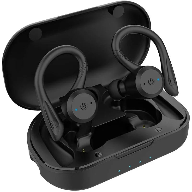 Bluetooth Wireless Headphones with Mic Sports Waterproof TWS Bluetooth Earphones Key Control Wireless Headsets Earbuds Phone