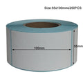 20x10mm Shipping Labels- 700 barcode sticker Per Roll Strongest & THICKEST - Thermal Postage BPA Free, Supermarket Blank Sticker