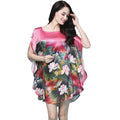 100% Mulberry Silk Nightgowns For Women  Long   Silk Nightdress  Real Silk sleepwear  Ladies Female   Gift Loose Large Free size