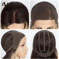 Noble 13x4 Lace Front Wig Synthetic 28 inch Long wavy ombre blonde Wigs For Women Ombre Lace Front Wig Synthetic Lace Front Wig