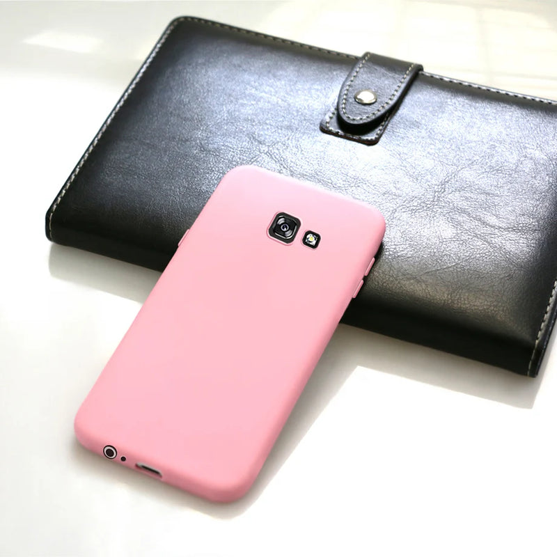 For Samsung Galaxy A5 2015 2016 2017 Case Soft Matte Silicone Case Cover For Samsung A510 A510F A520F Phone Case
