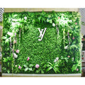 Artificial Plant for Background Wall Decoration, DIY Simulation Grass Leaf, Wedding Background, Party, Garden, Flower, New
