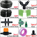 KESLA Garden Automatic Watering Irrigation Kit Elbow Emitter Drip System 4/7MM to 3/5MM Hose for Bonsai Potted Flower Greenhouse