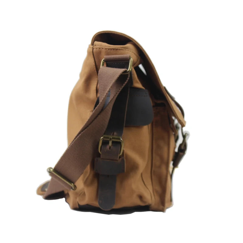 I AM LEGEND Will Smith Canvas +Genuine leather Men Messenger Bag Canvas Shoulder Bag men Crossbody Bag Sling Casual Bag Satchel