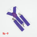 Fashion Polka Dot Colorful Children Belt Baby Boys Girls Suspenders Clip - on Y - Shape Braces Elastic - Visuel 14 | SAMAG