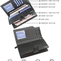 New Card Holder Men Wallets Business Long Design Quality Fashion Casual Men Purse Zipper Multi-function Wallets