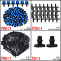 KESLA Garden Drip Irrigation Kit for 4/7mm 1/4'' Hose Automatic Watering Sprinkler Dripper Tee Connector Misting Cooling System