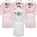 Birthday Party Girl & Entourage Satin Printing Women | SAMAG