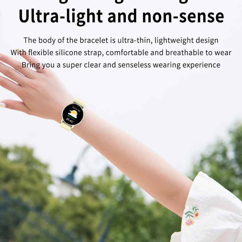 LIGE 2026 Smart Watch Women Men Ladies Gift Sport Fitness Men Watches Heart Rate Monitor Waterproof Smartwatch For Android IOS