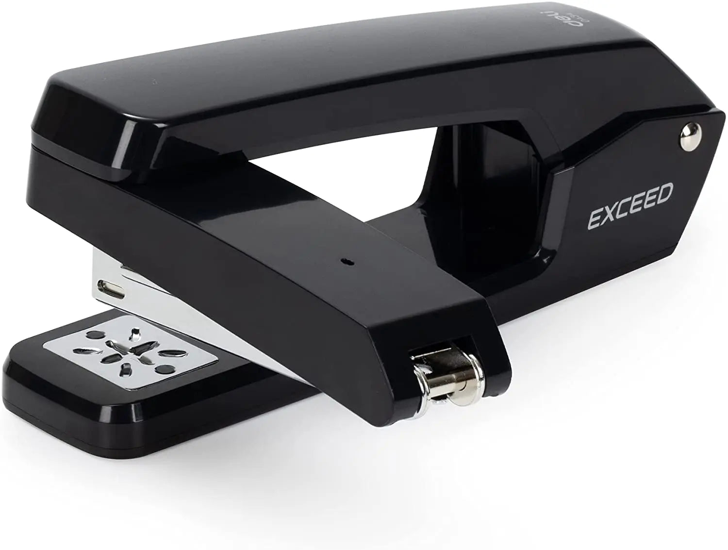 Swing-Arm Swivel Stapler  25 Sheet Capacity 360 Degree Rotate Desktop Staplers For Booklet Or Book Binding Black