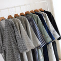 2021 New Men's 100% Cotton Gauze Cotton Robe Loose Thin Yukata Japanese Kimono Pajamas Men's Hooded Robe V-Neck Pajamas Bathrobe