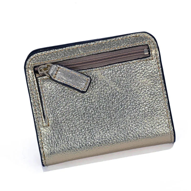 Fashion Split Leather Women Wallets Mini Purse Lady Small Leather Wallet with Coin Pocket