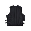 2021 New Vest Mens Fashion Tooling Vest Men Streetwear Cargo Vest Hip Hop Sleeveless Jacket  Outdoors Tactical Coat