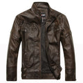 Men's Leather Jackets Brand Motorcycle Leather Jacket Men Fur Jacket Jaqueta De Couro Masculina Mens Leather Coats Jaqueta Couro