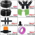 KESLA Garden Automatic Watering Irrigation Kit Elbow Emitter Drip System 4/7MM to 3/5MM Hose for Bonsai Potted Flower Greenhouse