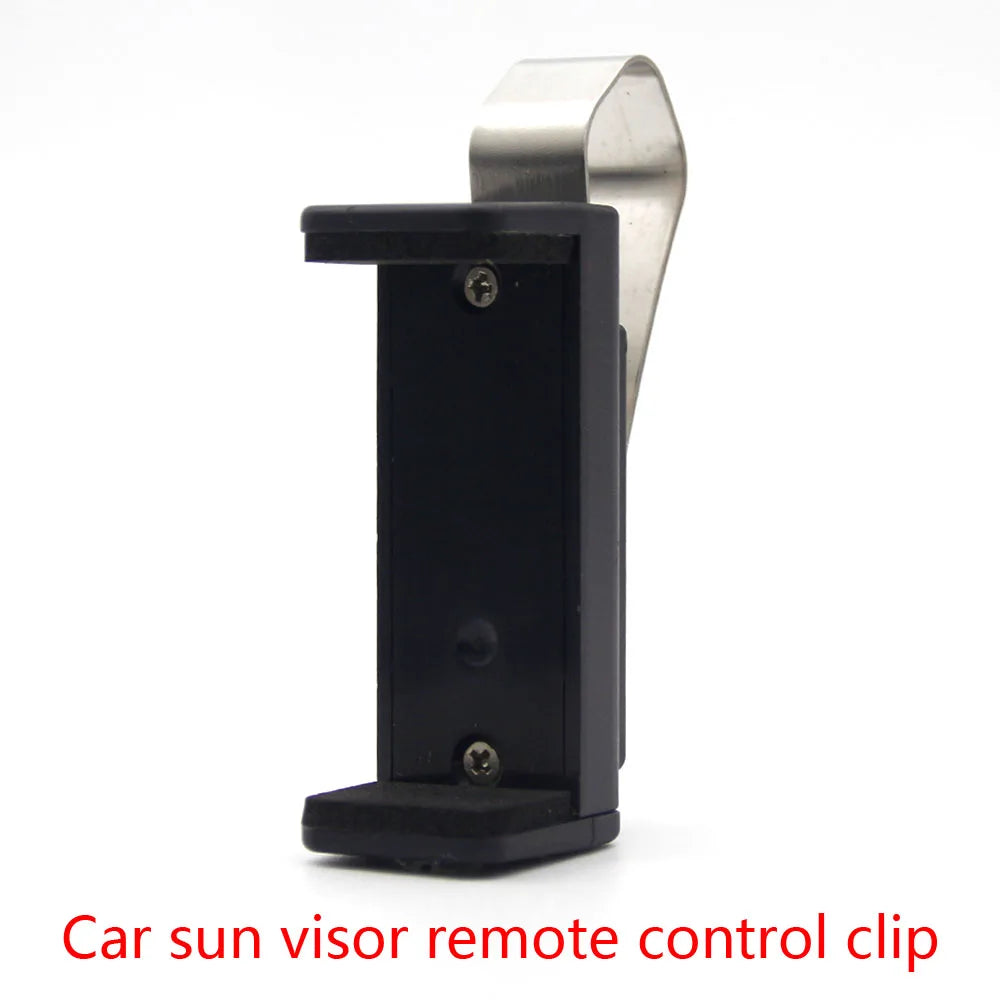 Car Sun Visor Clip Holder Mount Stand For 46-66mm Geage Door Gate Remote Controls Transmitter Command Key Fob Gate Control