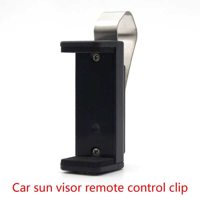 Car Sun Visor Clip Holder Mount Stand For 46-66mm Geage Door Gate Remote Controls Transmitter Command Key Fob Gate Control