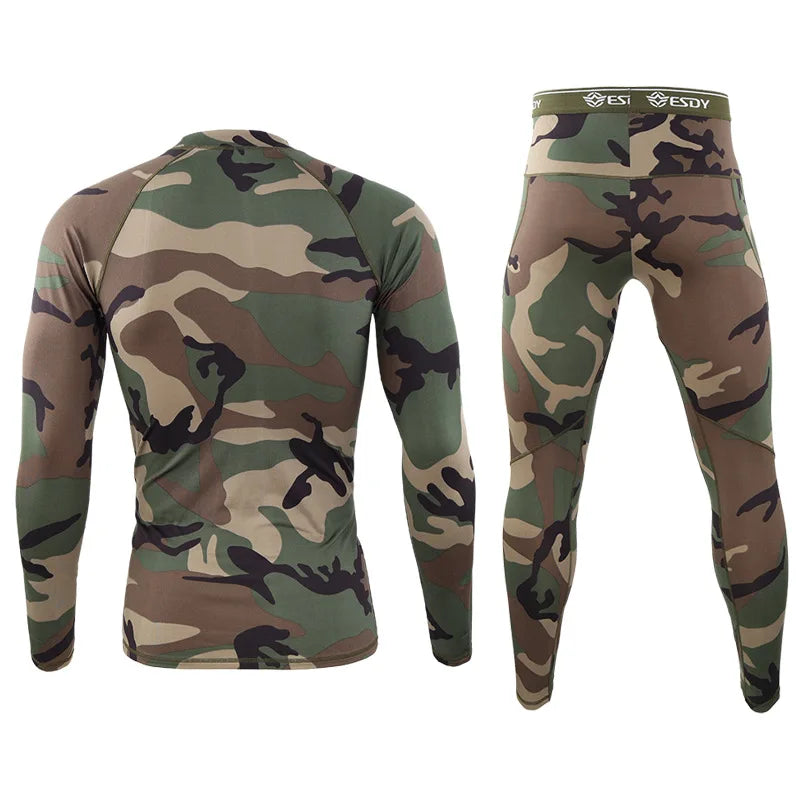 winter Top quality new thermal underwear men underwear sets compression fleece sweat quick drying thermo underwear men clothing