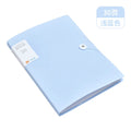 A4 30/60/80/100 Pages Plastic Budget Binder File Folder  Documents Booklet Leaflet Student Office Desk Supplies Organizer