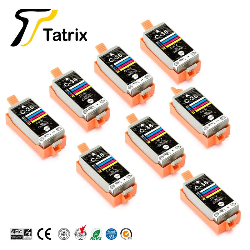 Replace Ink Cartridge For CLI-36 CLI36 PGI35 C-35 C-36 CANON 35 CNAON 36 Ink Cartridge For Canon Pixma IP100 IP100B IP100V TR150