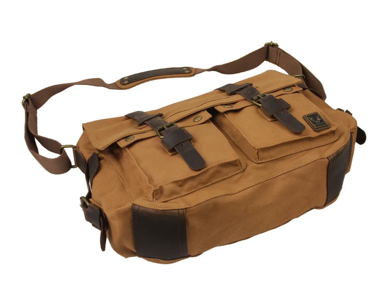 I AM LEGEND Will Smith Canvas +Genuine leather Men Messenger Bag Canvas Shoulder Bag men Crossbody Bag Sling Casual Bag Satchel