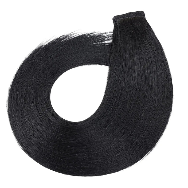 BHF Ponytail Human Hair Remy Straight European Ponytail Hairstyles 100g 100% Natural Hair Horse Tail Clip in Extensions