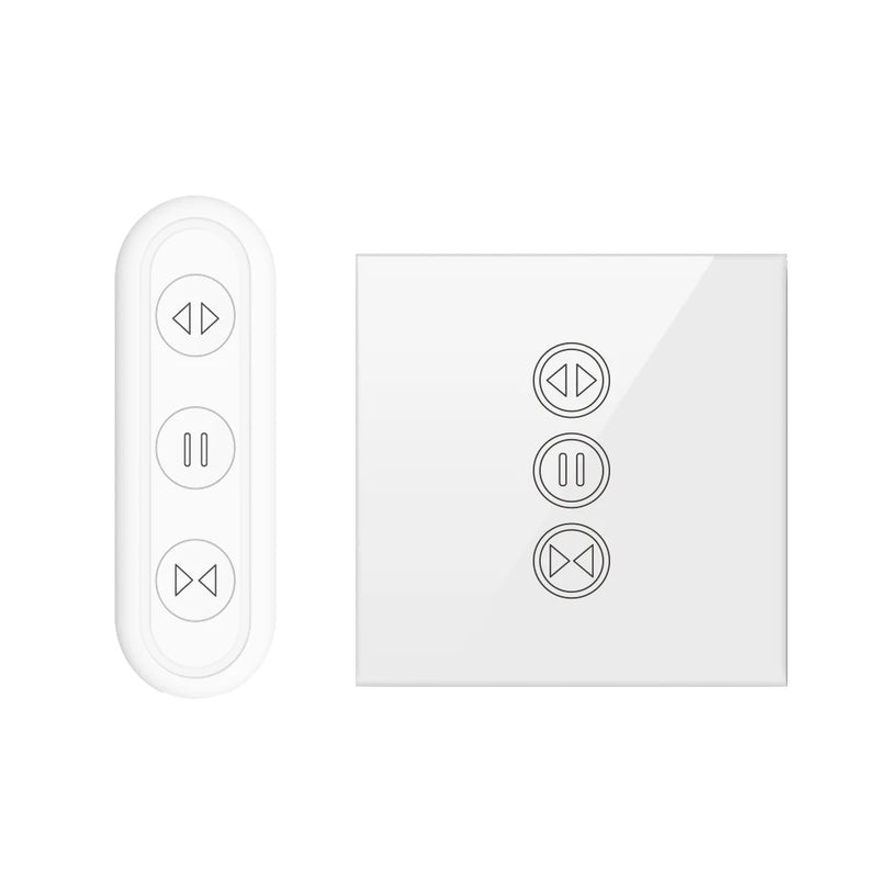 Tuya Smart Life RF WIFI Curtain Switch for Roller Shutter Window Blinds with Remote 4 Channel App Timer Google Home Alexa Echo