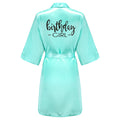 Birthday Party Girl & Entourage Satin Printing Women | SAMAG