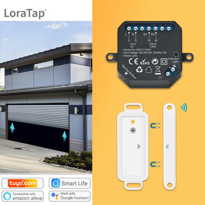 Tuya Smart Life Garage Door Wireless Sensor Opener | SAMAG