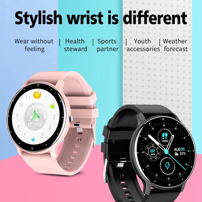 LIGE 2026 Smart Watch Women Men Ladies Gift Sport Fitness Men Watches Heart Rate Monitor Waterproof Smartwatch For Android IOS