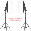 SH 50x70CM Photography Softbox Lighting Kits Professional Continuous Light System Equipment For Photo Studio