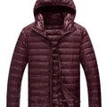 2026 Royal Blue Hooded Parkas Men's Zipper Control Winter Jacket Fashion Hot Sale Jaqueta Plus Size S-5XL Lightweight Warm Coats