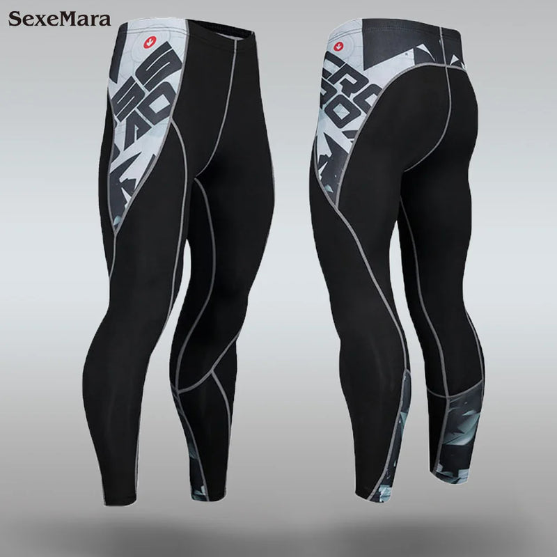 New Men's Thermal Underwear Sets Compression Sport Suit Sweat Quick Drying Thermo Underwear Men Clothing Long Johns Sets