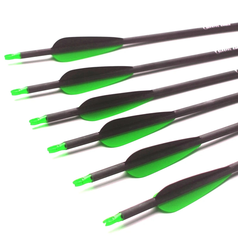 28"30"31" Archery Pure Carbon arrows Spine 300 400 | SAMAG