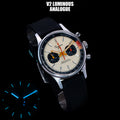 Sugess Pilot Watch ST19 Origin Movement Swanneck Wristwatch Mechanical Chronograph Sappire Crystal - Visuel 14 | SAMAG