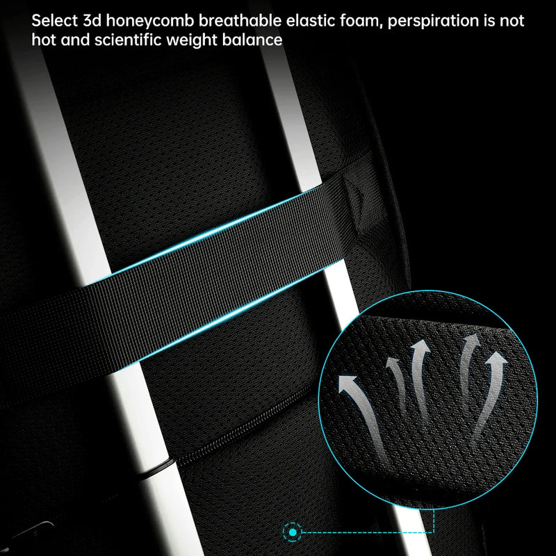Tigernu Men's Backpack Fashion Travel Backpacks Male Anti Theft USB Charging 15.6 Laptop Backpack Waterproof School Bags For Men