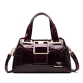 2 Layer Large Capacity Tote Bag Luxury Handbags Women Bags Designer Crocodile Pattern Ladies Boston Shoulder Bag High Quality