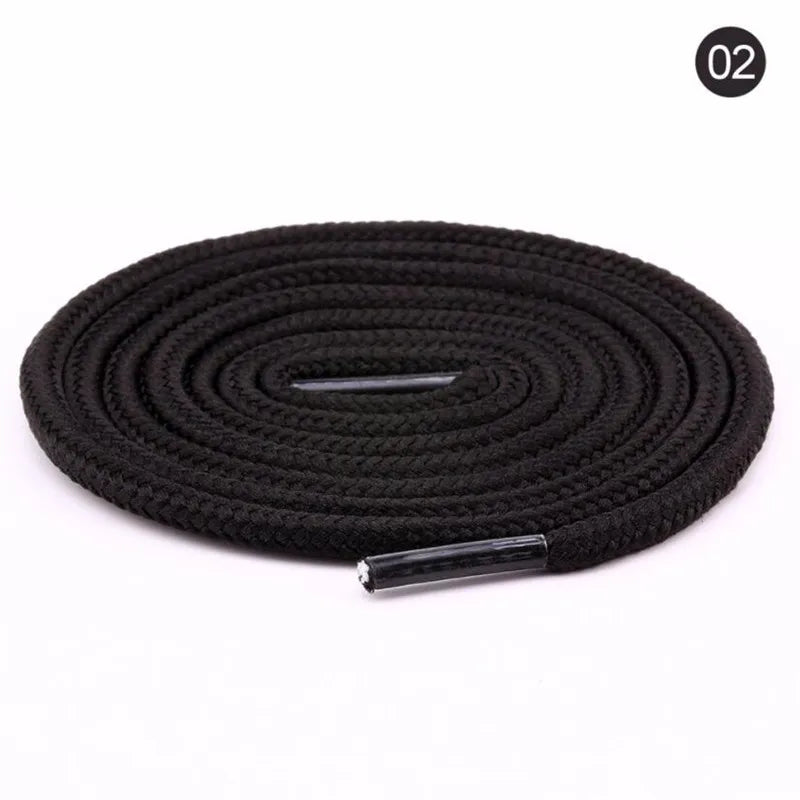 1 Pair Round Shoelaces Top Quality Polyester Classic Off White Shoe laces Do not fade Outdoor Leisure Sneakers Shoe lace Unisex