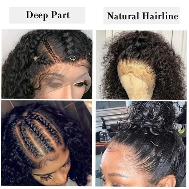 Siyun Show Loose Deep Wave Wig 30 Inch 13X6 HD Transparent Lace Frontal Wig 250 Density Lace Front Human Hair Wigs For Women